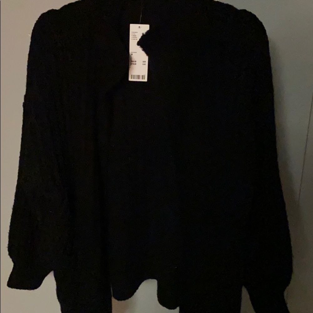 Black cardigan